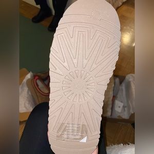 UGG tazz platforms mule slippers in chestnut